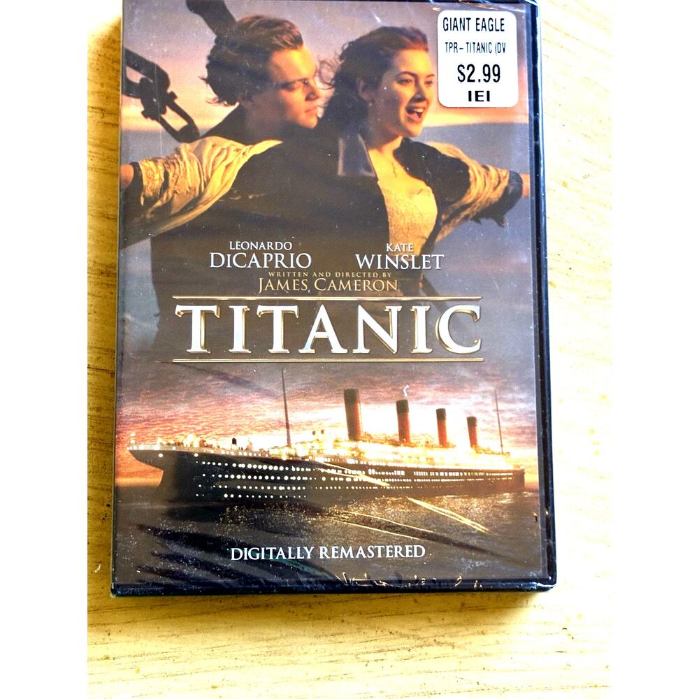 Titanic DVD 1997 Movie Film Leonardo DiCaprio Kate Winslet BRAND NEW SEALED